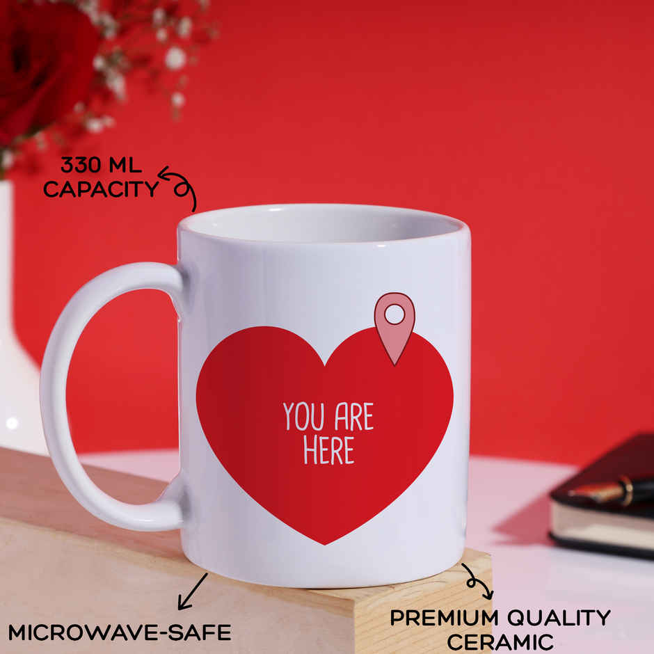 You Are in My Heart Mug | Oye Happy