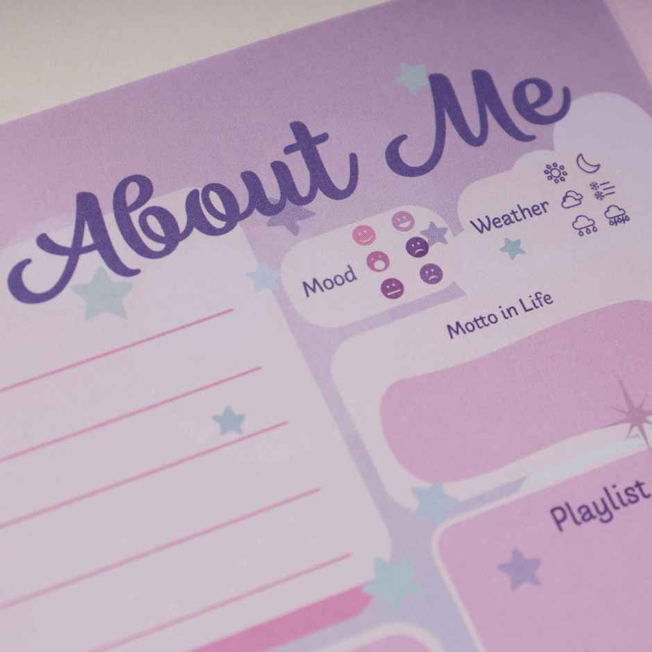 Slam Book - Genz Pastel Cloud Design | Oye Happy
