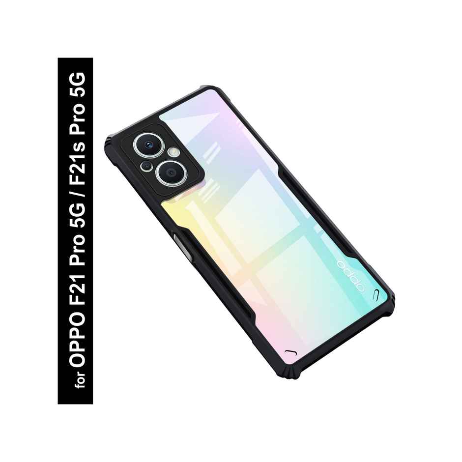 Zapcase Back Cover for Oppo F21 Pro | Oppo F21s Pro 5G | Matte-Black