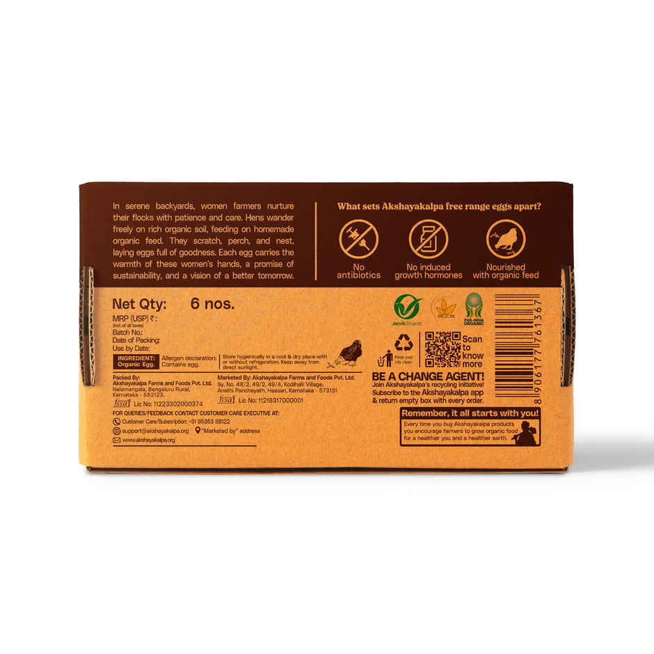 Akshayakalpa Organic Free-Range Eggs