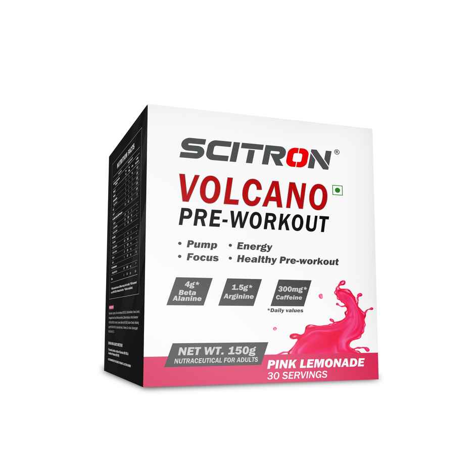 Scitron Volcano Pre Workout Pink Lemonade