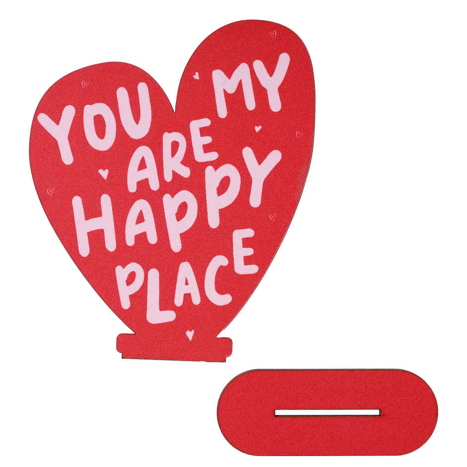 You're My Happy Place Tabletop Decorative Showpiece | Oye Happy