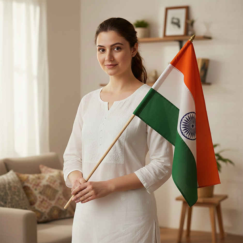 Indian Flag small | 3 x 2 ft | Tricolor Flag for Cricket Match Parties | Propcon