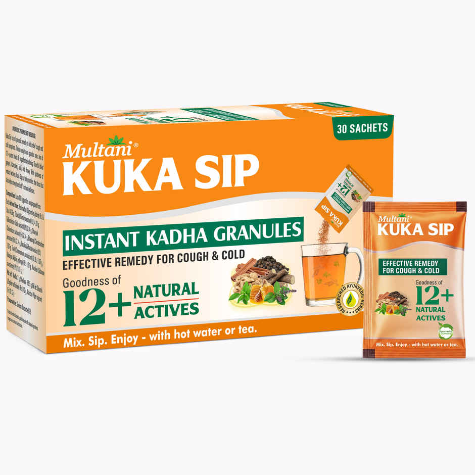 MULTANI Kuka Sip | Instant Kadha Granules | Effective Remedy for Cough & Cold