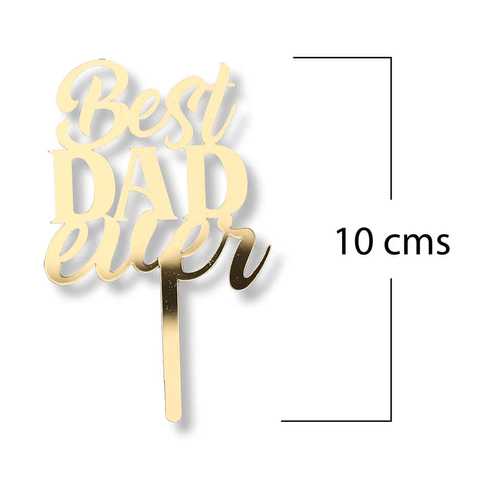 Best Dad Ever Cake Topper | Propcon