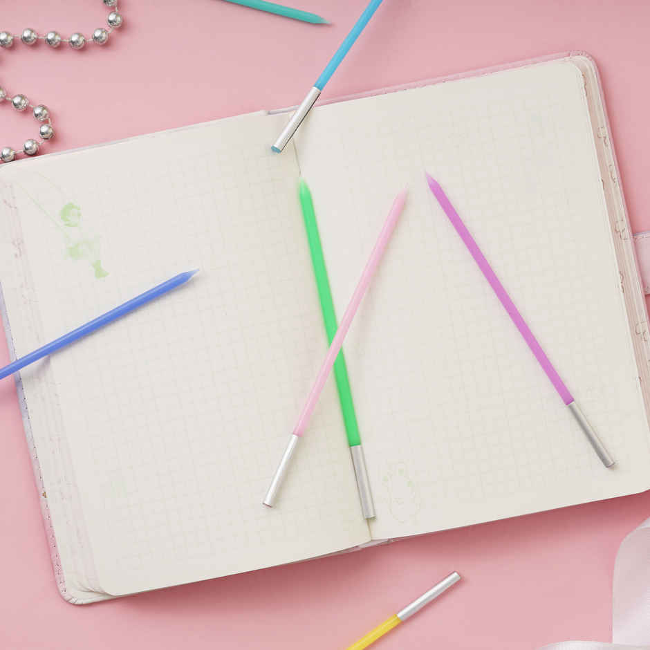 Neon Rainbow Cake Candle Multicolor | Propcon