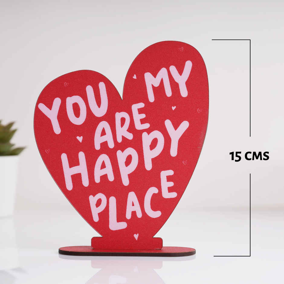 You're My Happy Place Tabletop Decorative Showpiece | Oye Happy