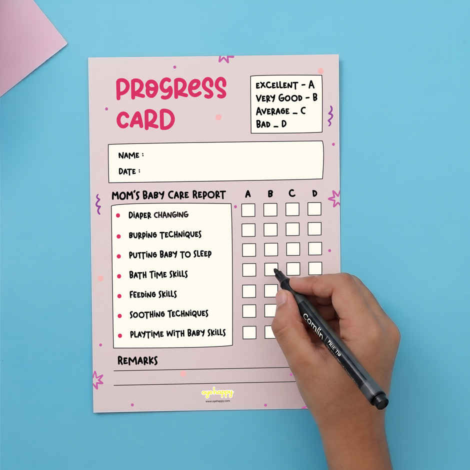 Report Card for New Moms | Oye Happy