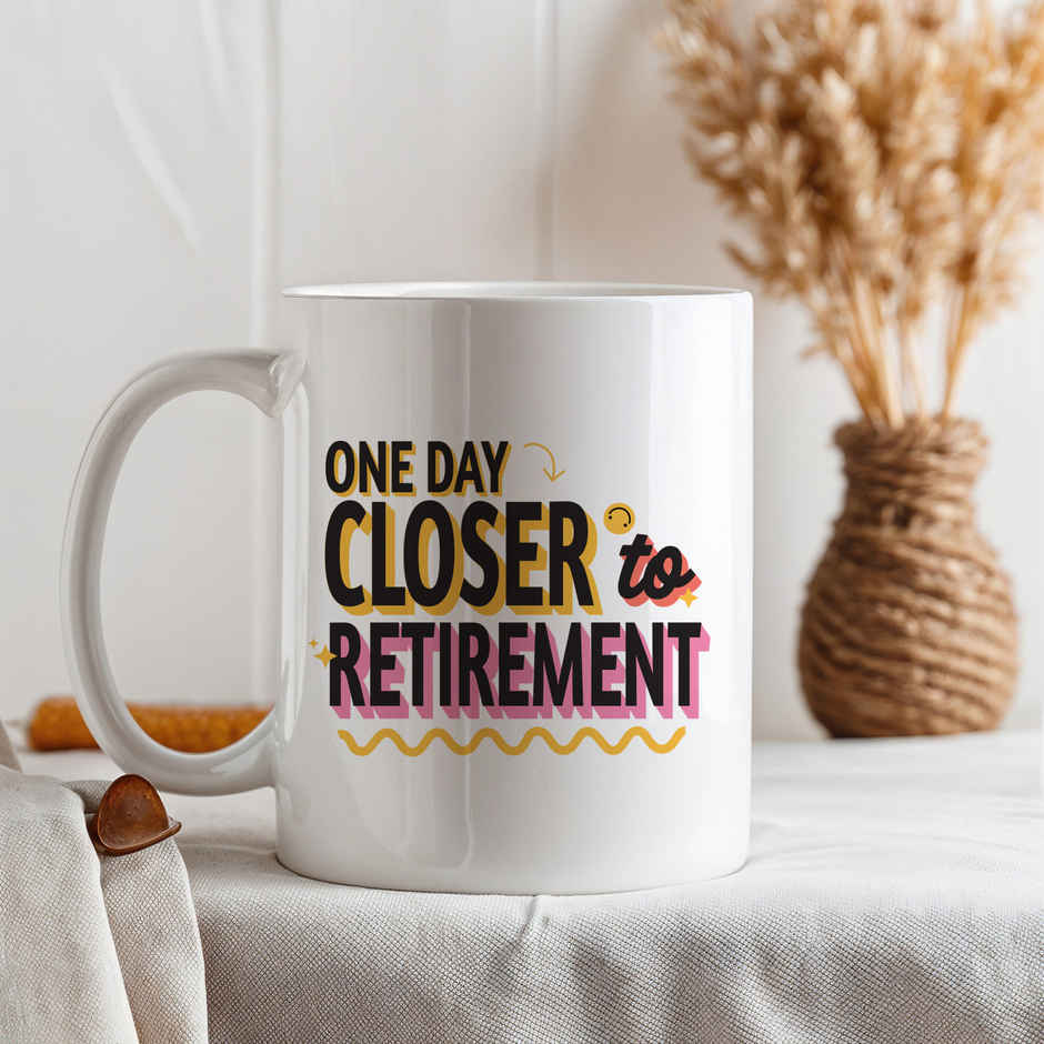 Funny Retirement Countdown Mug | Oye Happy