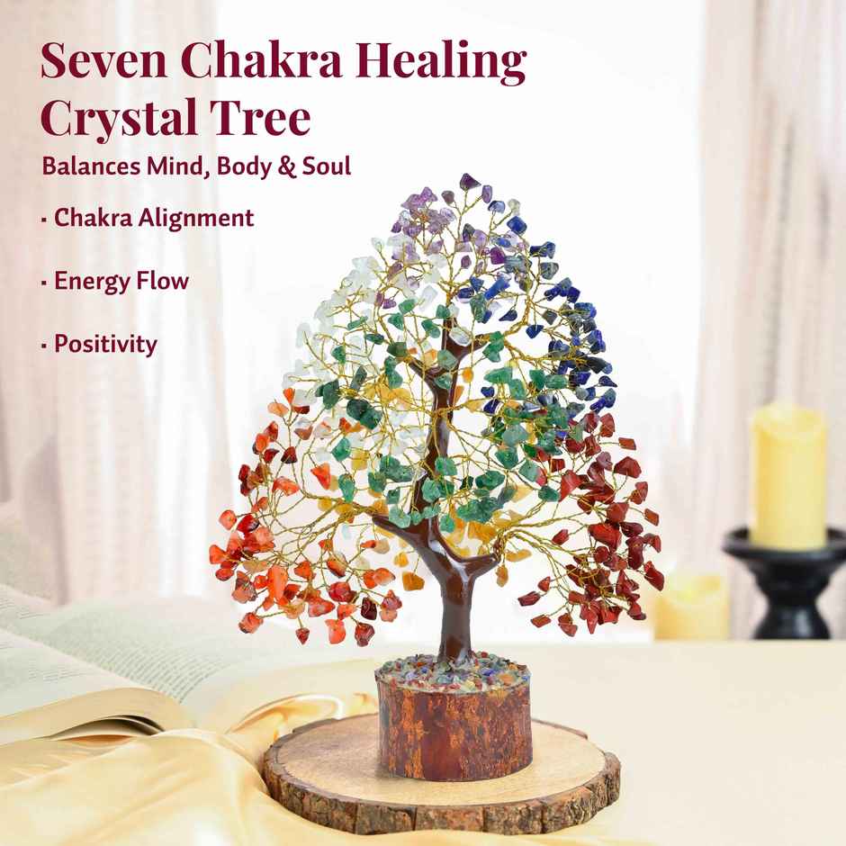 HINDCRAFT Seven Chakra Tree of Life Spiritual Energy Gift