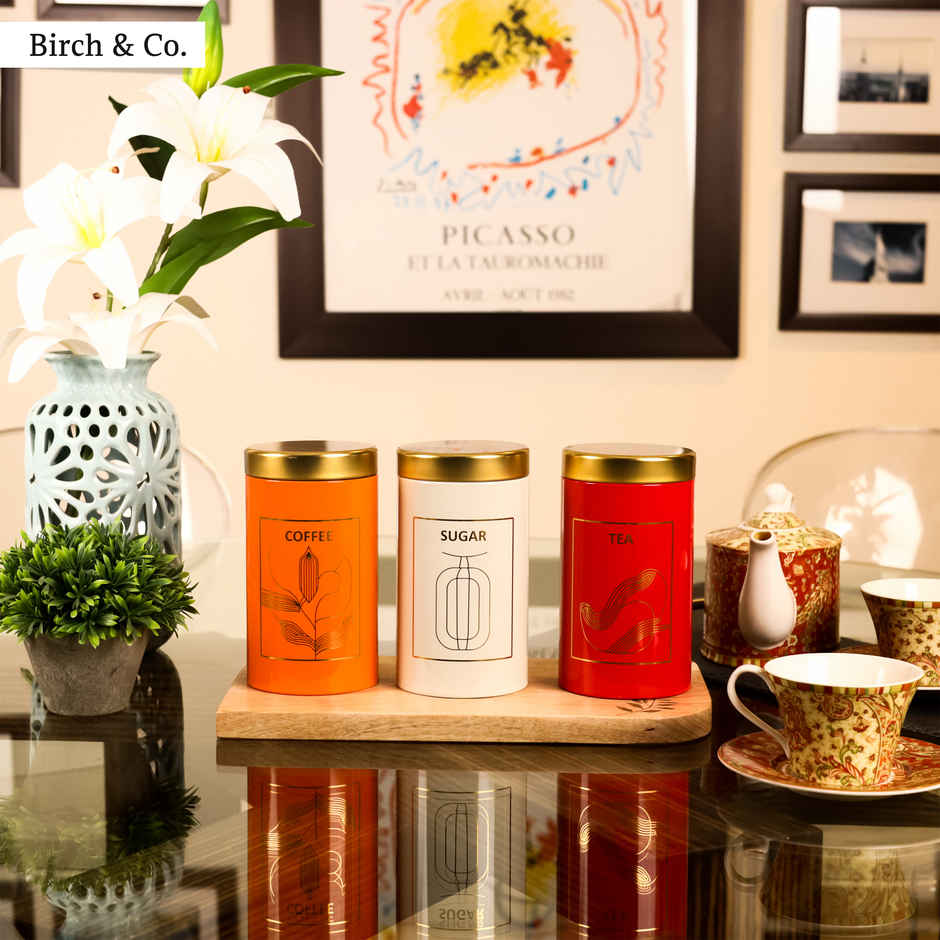 Birch & Co. Airtight Container - Tea Coffee Sugar
