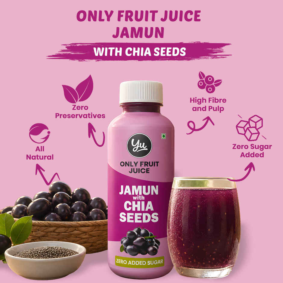 Yu Jamun with Chia Seeds | Only Fruit Juice