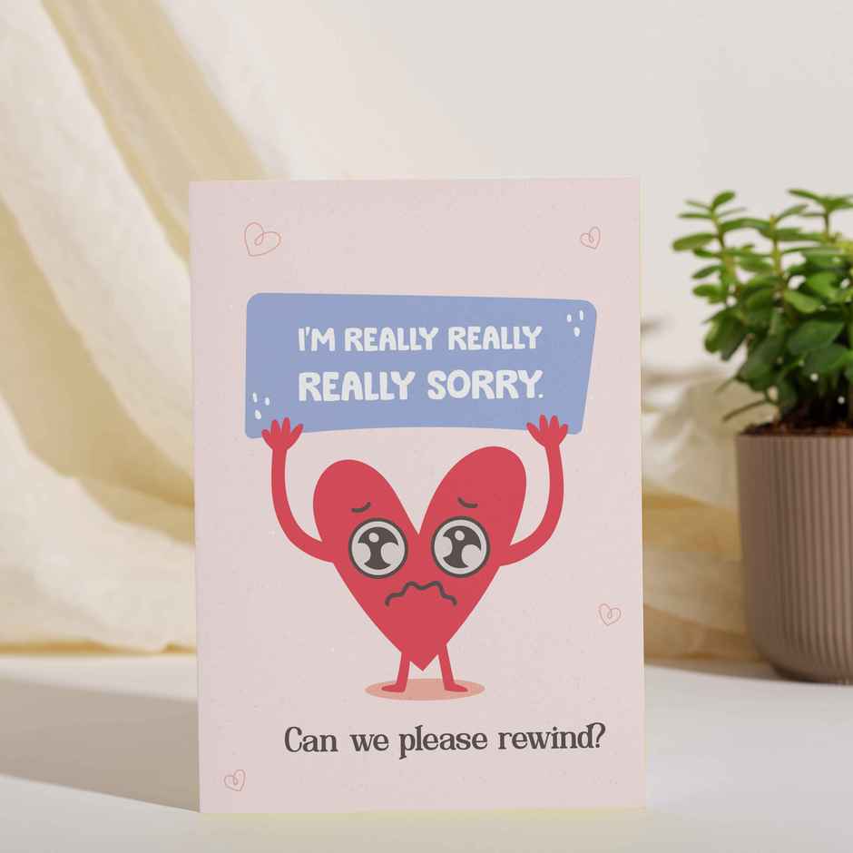 Sorry Please Forgive Me Greeting Card | Propcon