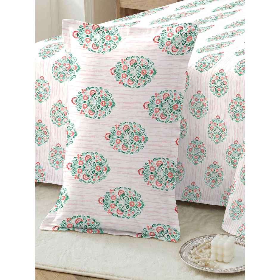 Dream Living 135 GSM King Bedsheet Set |250 x 275 cm| With 2 Pillow Covers