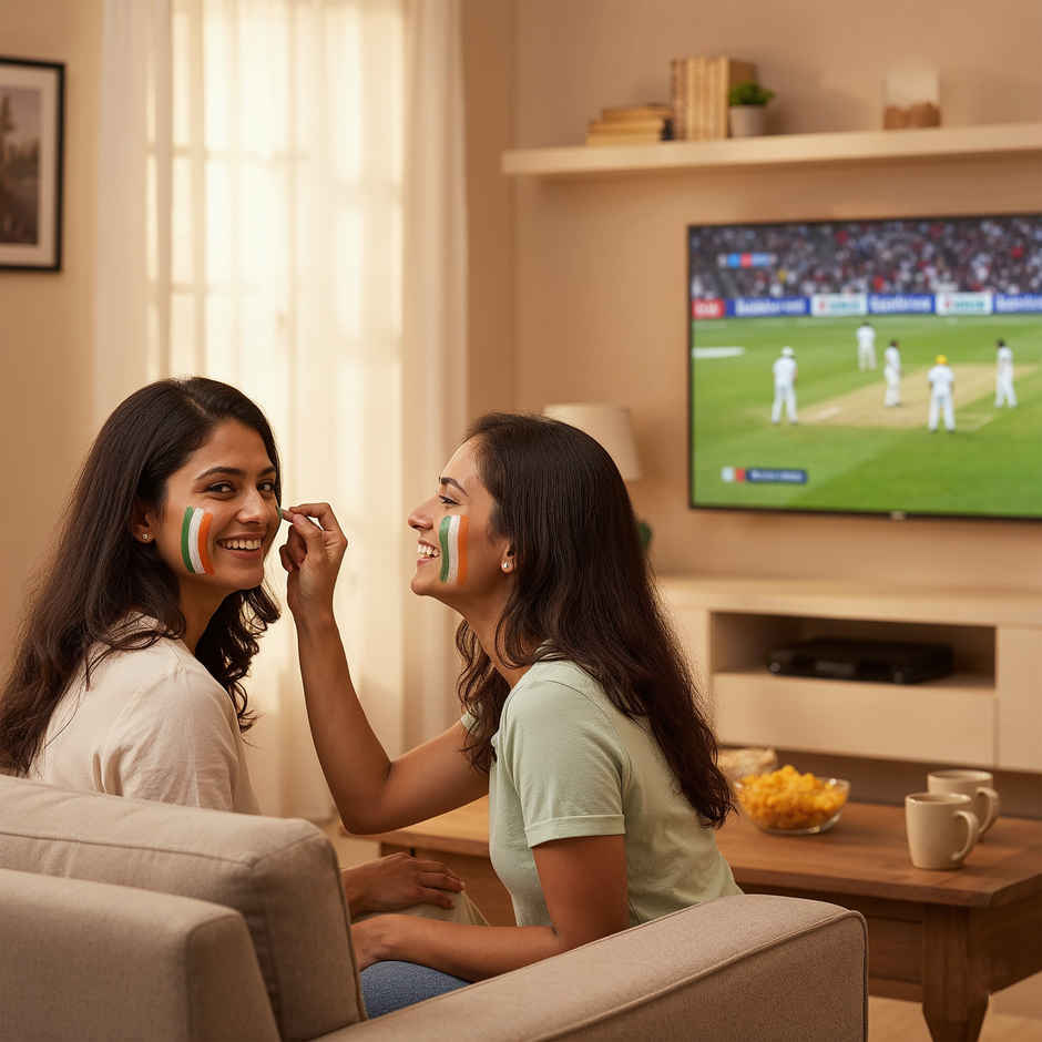 Tricolor Face Paint | Indian Flag Colored Face Paint for Cricket Match Parties | Propcon