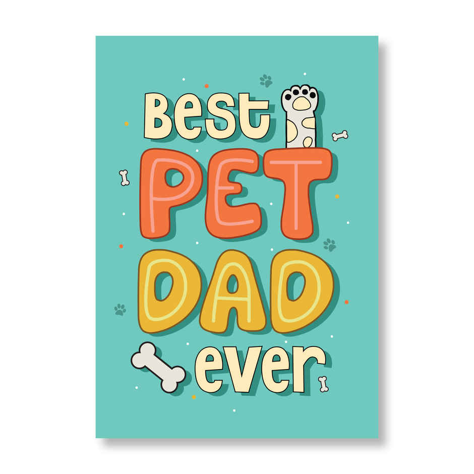 Father's Day Card for Pet Dad | Oye Happy