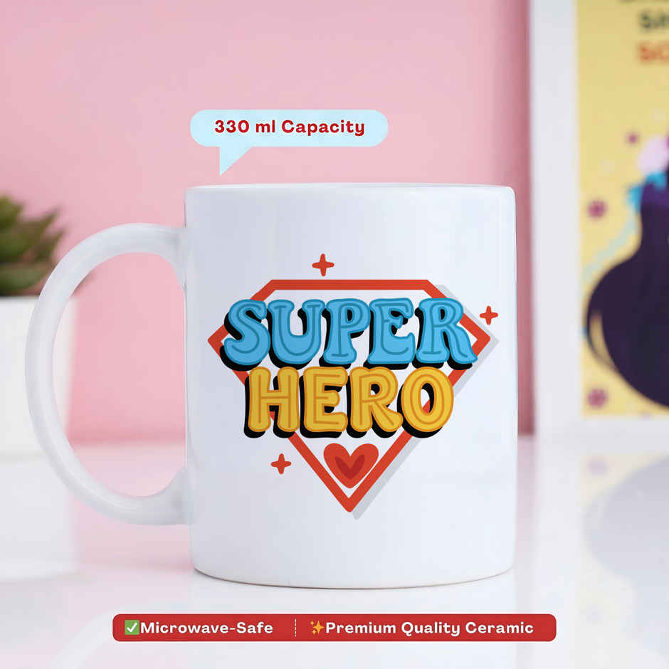World's Best Mom Superhero Mug Hamper | Oye Happy