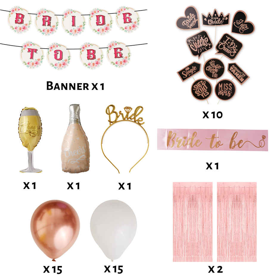 Bride to Be Decoration Kit | Premium | Happy Mail
