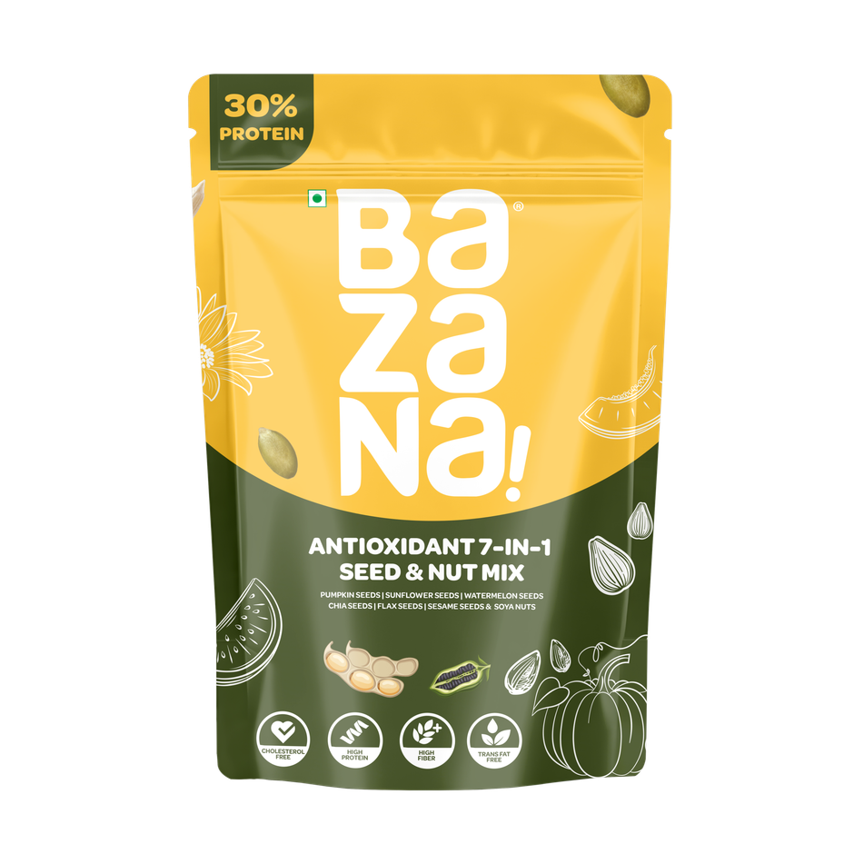 Bazana Antioxidant Seeds Mix | Superfood 7 in 1 Nutrition