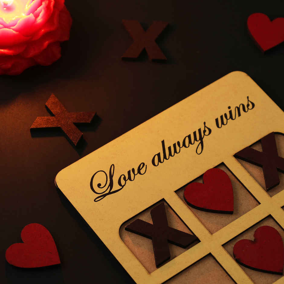 Tic-Tac-Toe Wooden | Happy Mail