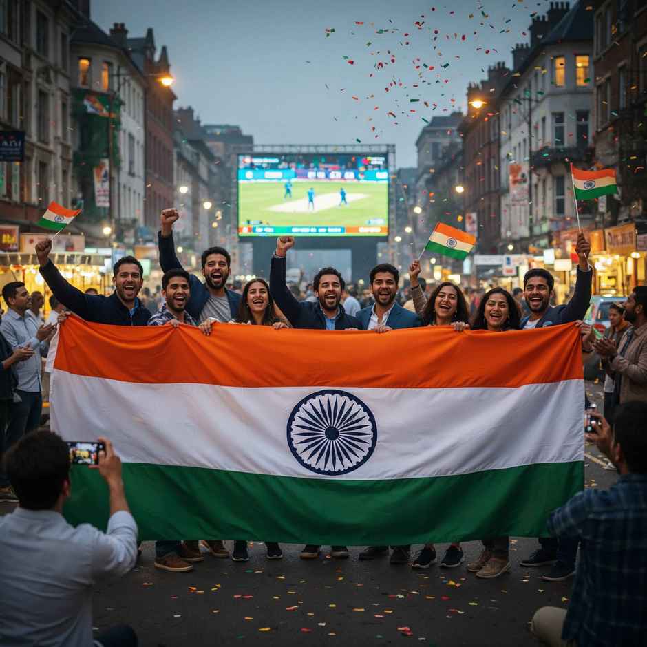 Indian Flag Large | 10 x 3 ft | Tricolor Flag for Cricket Match Parties | Propcon