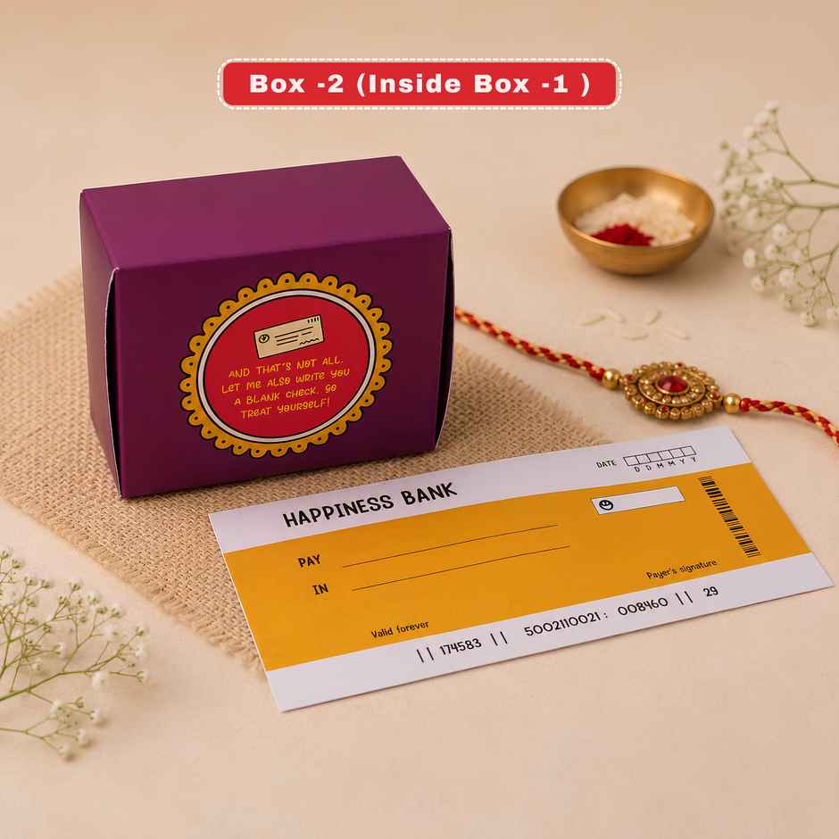 Box in a Box in a Box Prank Gift - Funny Rakhi Gift for Sister | Oye Happy