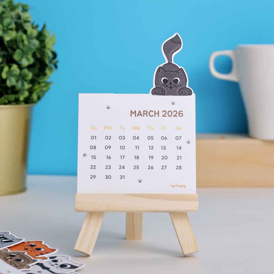 Adorable Cat Calendar 2026 for Cat Lovers | New Year Gifts