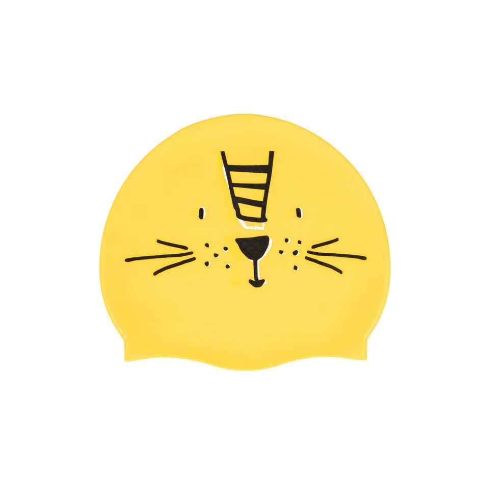 Decathlon | Nabaiji Kids Silicone Swim Cap Lion Print