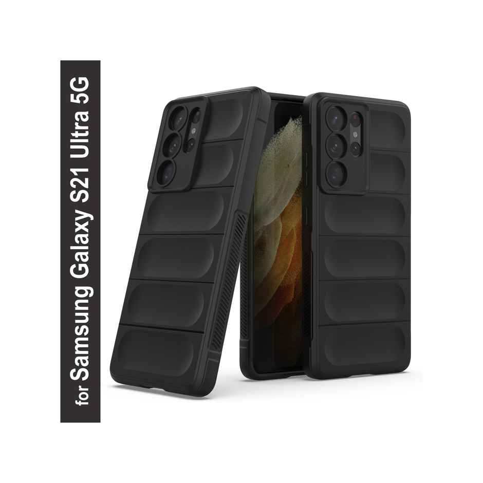 Zapcase Back Cover for Samsung Galaxy S21 Ultra | Magic-Black