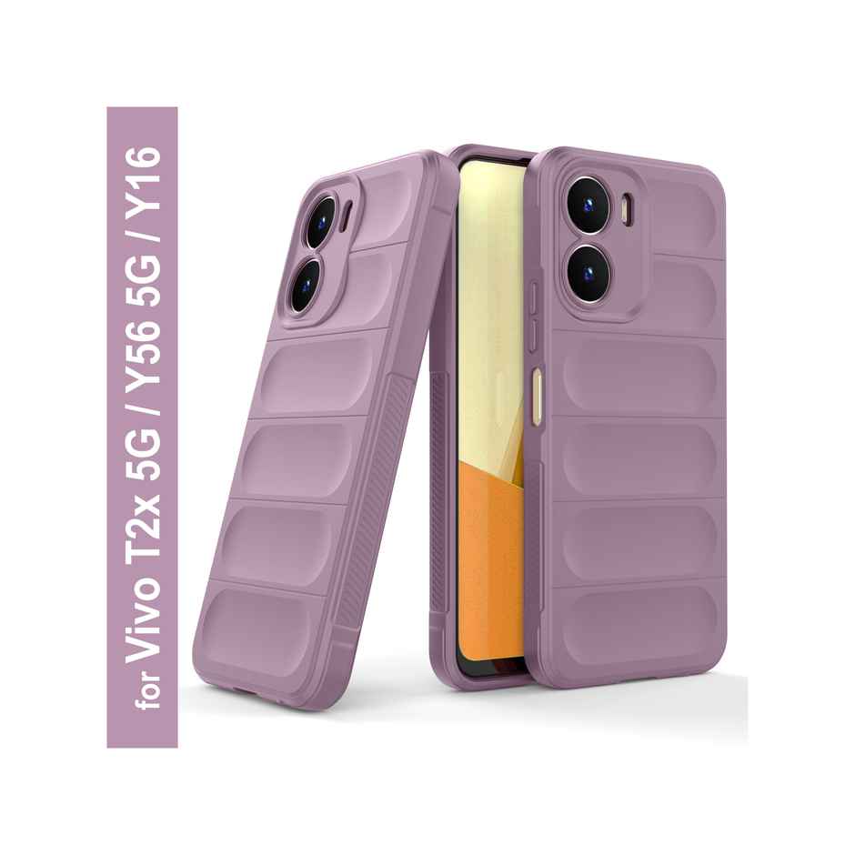 Zapcase Back Cover for Vivo T2x 5G | Magic-Lavender