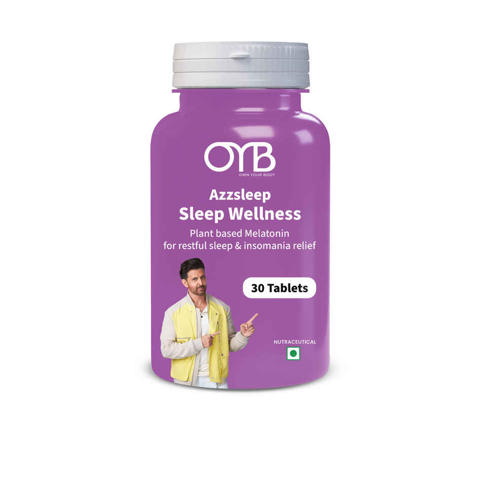 OYB Natural Sleep Tablets with Melatonin & Valerian Root
