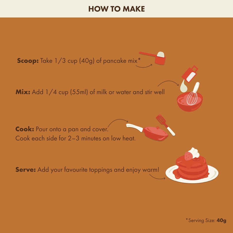 Cosmix No-Nonsense Protein Pancake mix | Chocolate