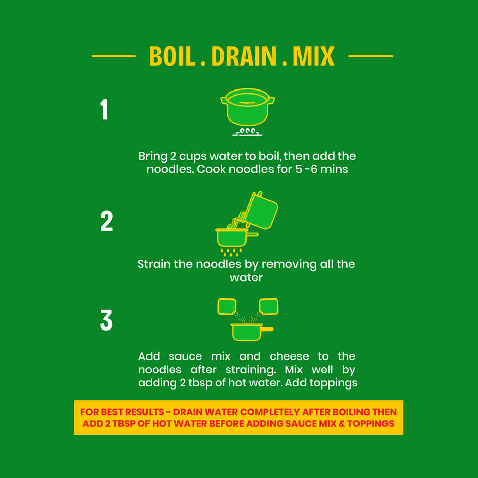 Yu Jalapeno Cheese - 100% Whole Wheat Instant Noodles | Pack Of 2