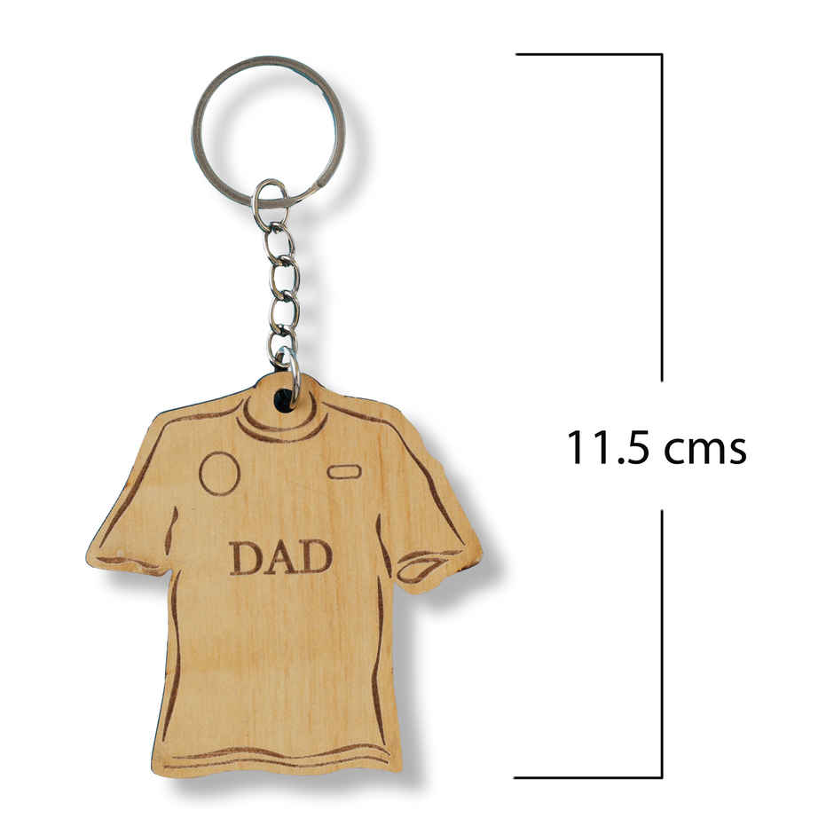 Dad T-Shirt Keychain | Oye Happy