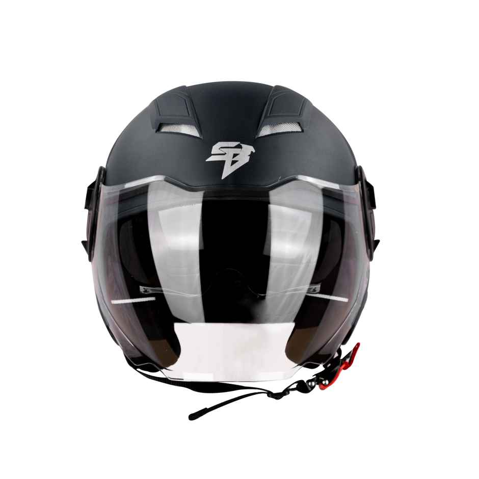 Steelbird Sbh-31 Drx Dashing Black With Inner Sun Shield 600 Mm
