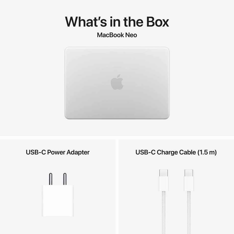 Apple MacBook Neo 13-inch, 512GB SSD | Silver