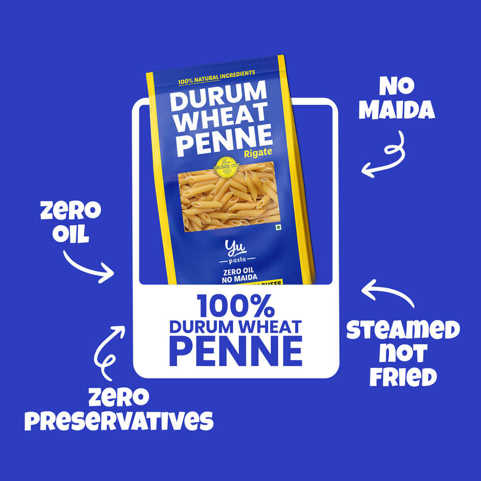 Yu Durum Wheat Penne Pasta