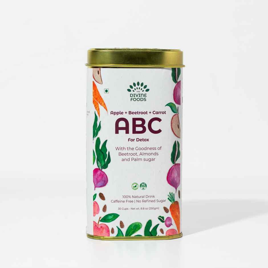 The Divine Foods Natural Milk Mix With Apple, Beetroot And Carrot Drink Mix