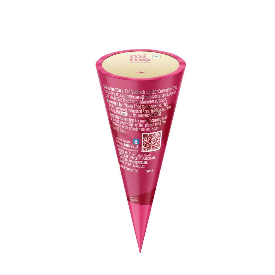 Mimo Crave Cone Strawberry Rush Ice Cream
