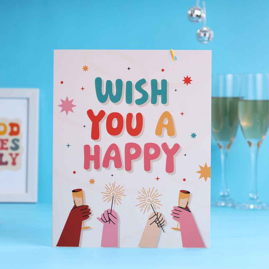 2026 Bunter Celebration Card - Surprise New Year Greetings | Happy Mail
