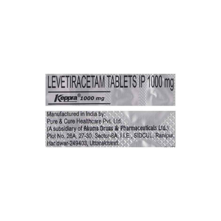 Keppra 1000mg Tablet