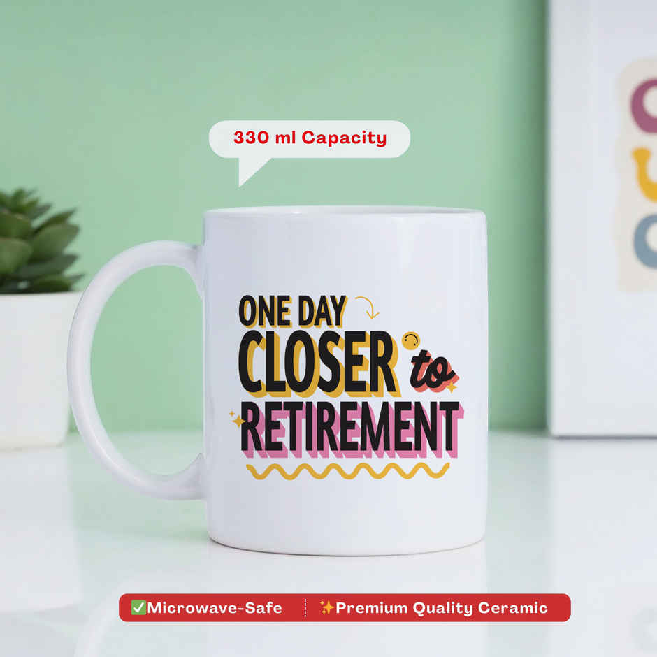 Funny Retirement Countdown Mug | Oye Happy