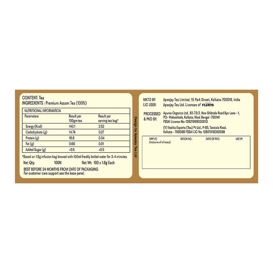 Flurys Classic Assam Tea