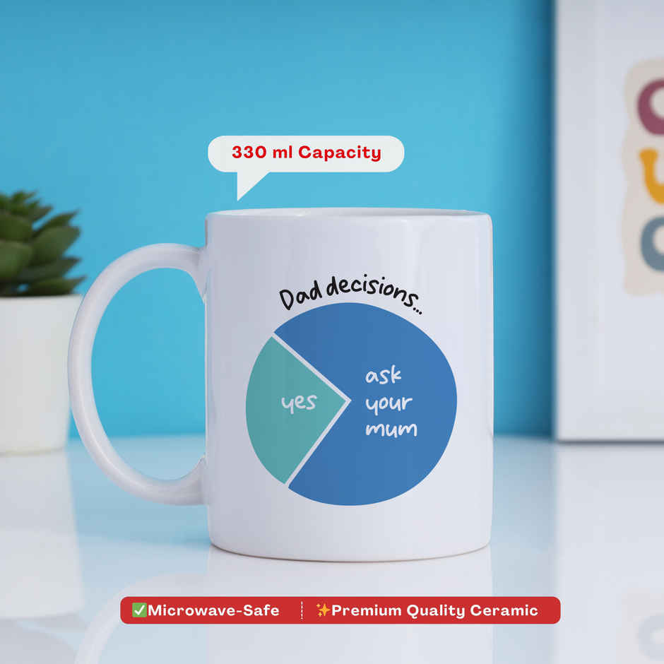 Dad Decisions Mug | Oye Happy