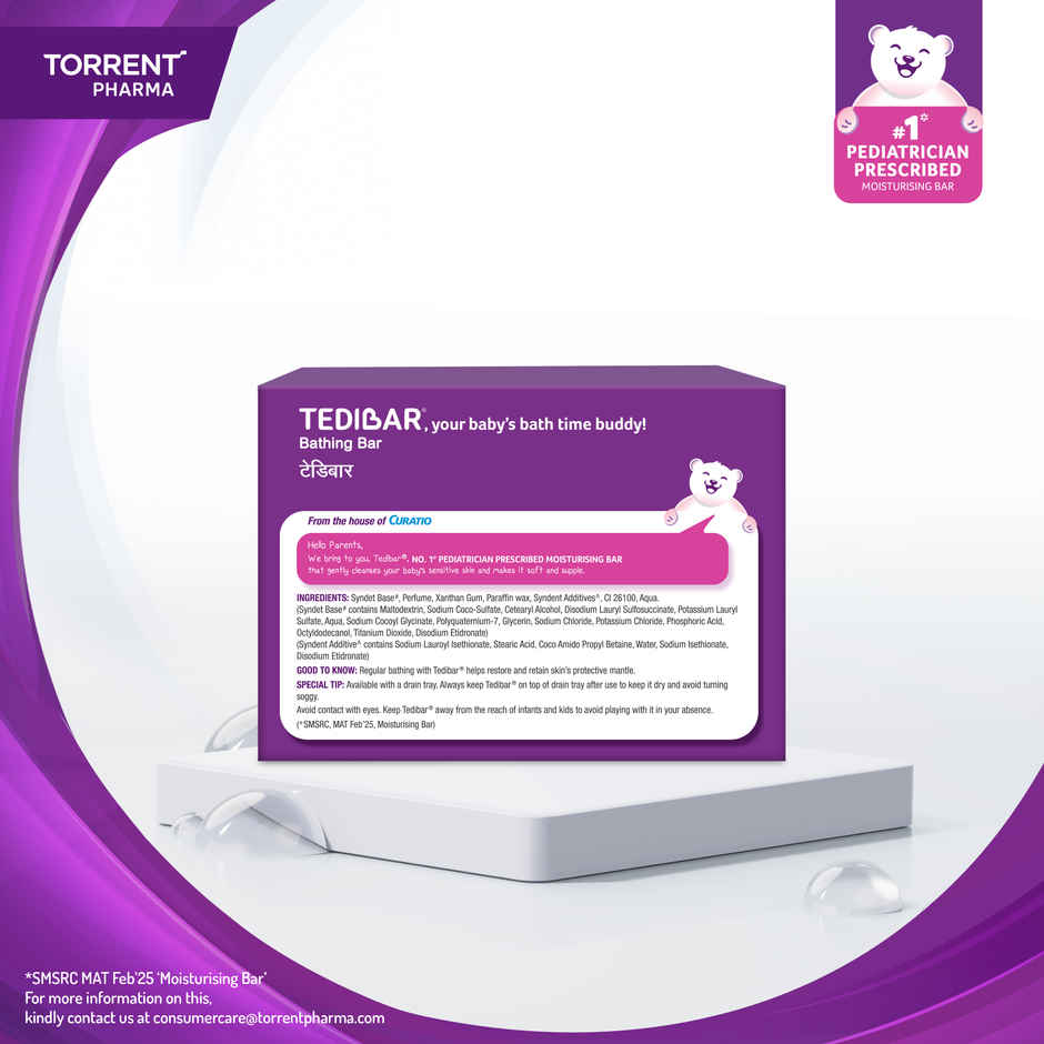 Tedibar Bathing Bar For Babies Sensitive Skin Pack