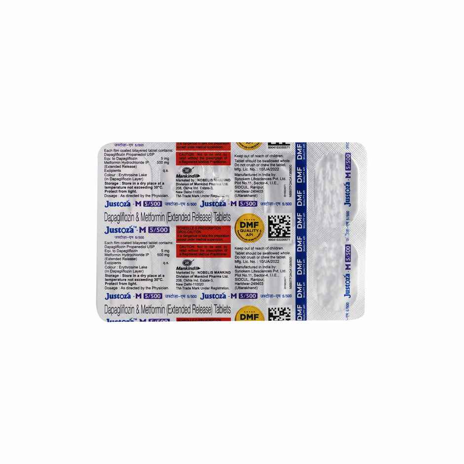 Justoza-M 5/500 Tablet ER