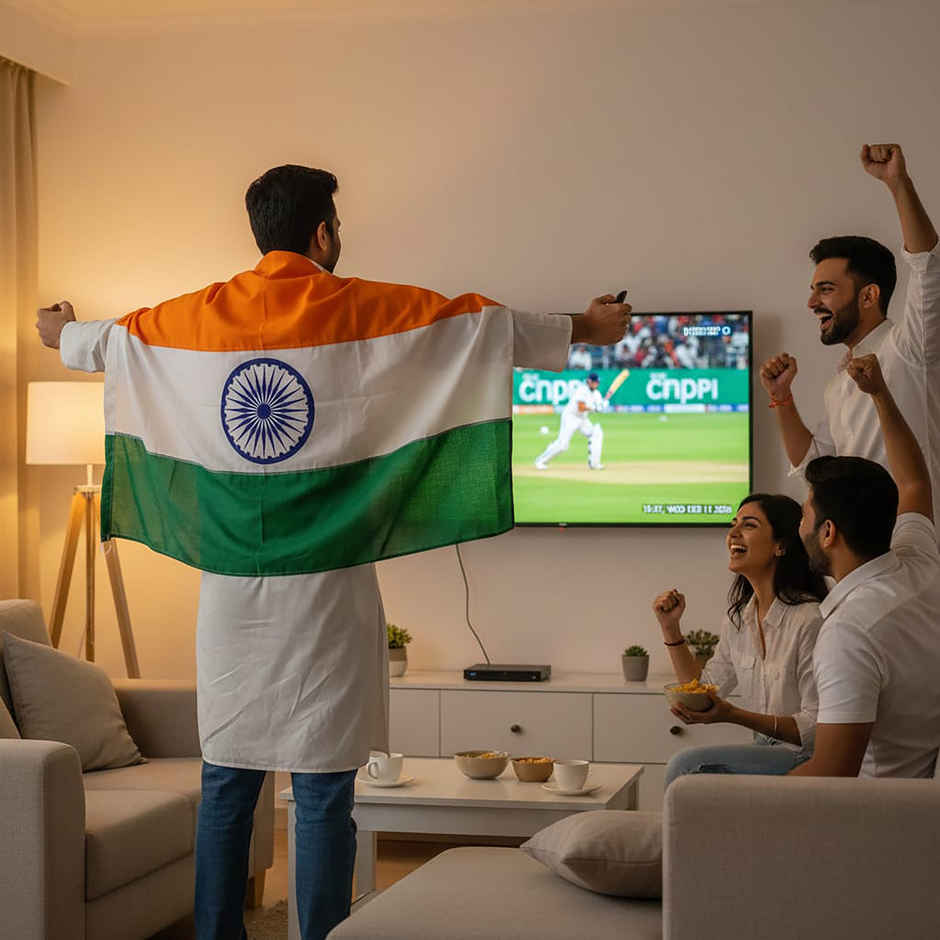 Indian Flag small | 3 x 2 ft | Tricolor Flag for Cricket Match Parties | Propcon