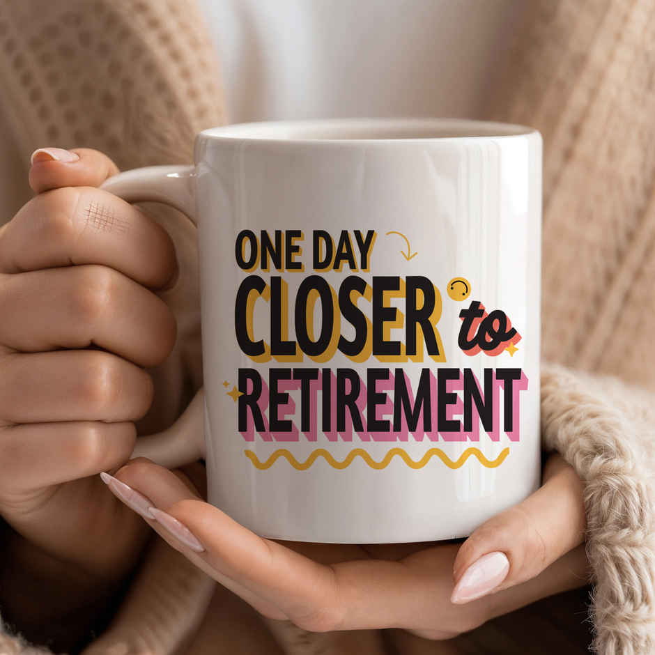 Funny Retirement Countdown Mug | Oye Happy