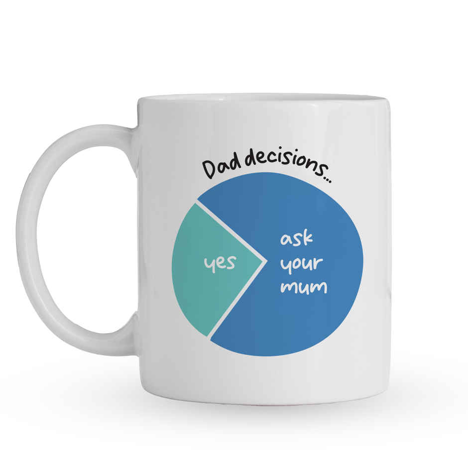 Dad Decisions Mug | Oye Happy