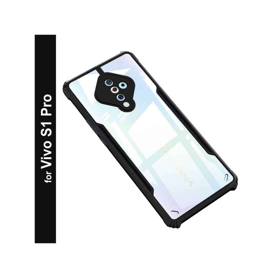 Zapcase Back Cover for Vivo S1 Pro | Matte-Black